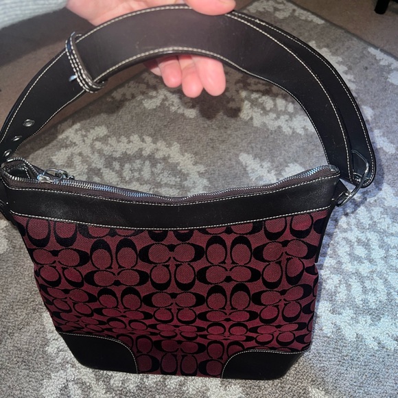 Coach Vintage Canvas HoBo Shoulder Bag ❤️ - Picture 13 of 17